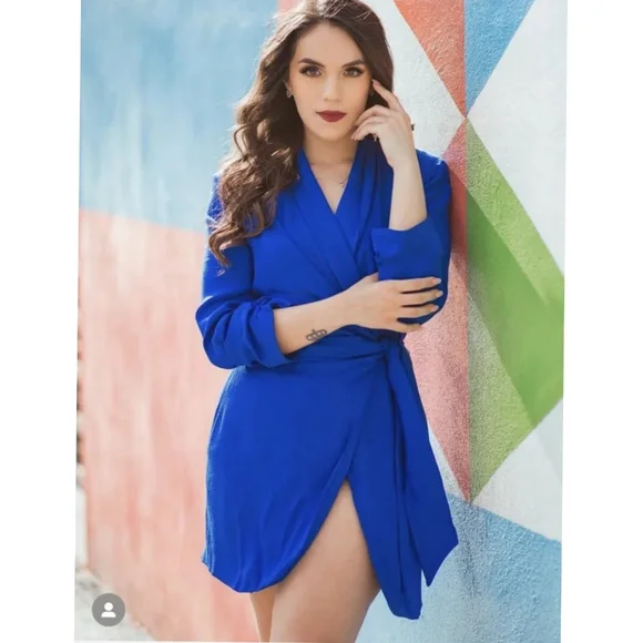 short blazer dress zara